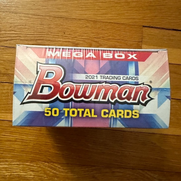 2021 Topps Bowman MLB Baseball Trading Cards Mega Box Brand New Factory Sealed - Picture 8 of 8